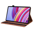 Tok Xiaomi Redmi Pad Pro / Xiaomi Poco Pad, Classic, tolltartóval, barna