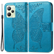 Pattintható tok a Realme C35, Butterfly, kék