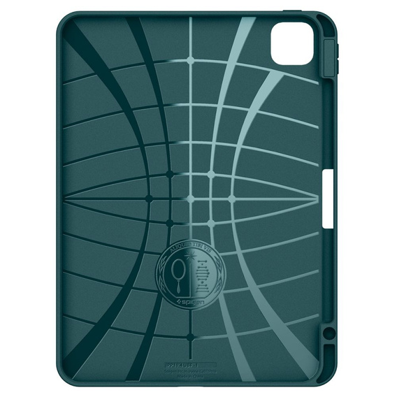 Spigen Urban Fit Midnight Green tok iPad Pro 11" M4 5 gen. 2024-hez