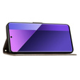 Pattintható tok a Xiaomi Redmi Note 13 Pro+, Butterfly, szürke