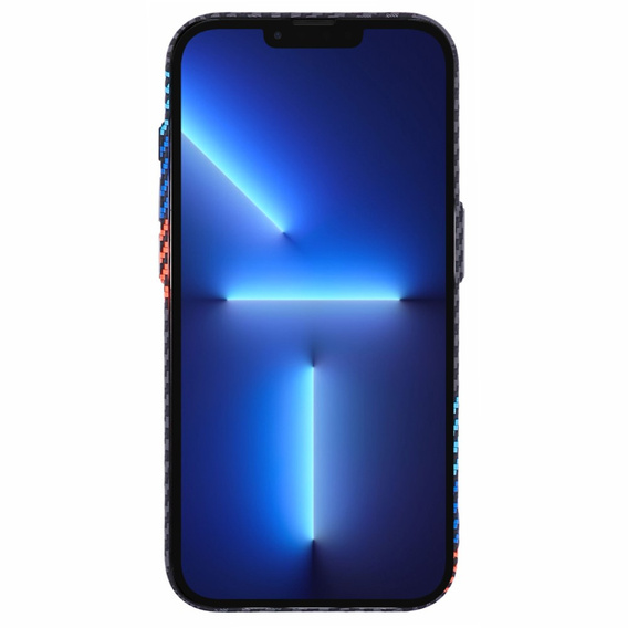 Tok iPhone 13 Pro Max, Carbon Fiber MagSafe, sötétkék