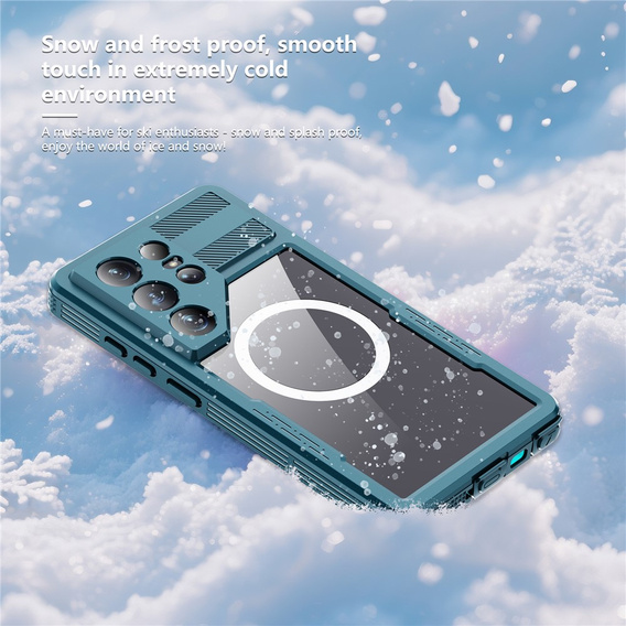 Redpepper MagSafe vízálló tok Samsung Galaxy S26 Ultra készülékhez, kék