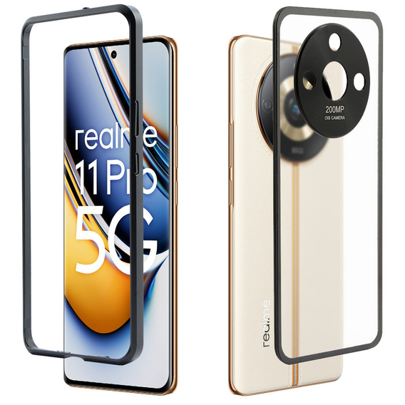 Tok az Realme 11 Pro 5G / Pro+ 5G, Frame Case, fekete
