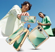 Telefontok a Samsung Galaxy Z Flip7 FE / Z Flip6, Electro Ring, menta