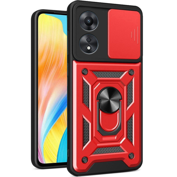 Telefontok a Oppo A98 5G, CamShield Slide, piros