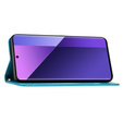 Pattintható tok a Xiaomi Redmi Note 13 Pro+, Butterfly, kék