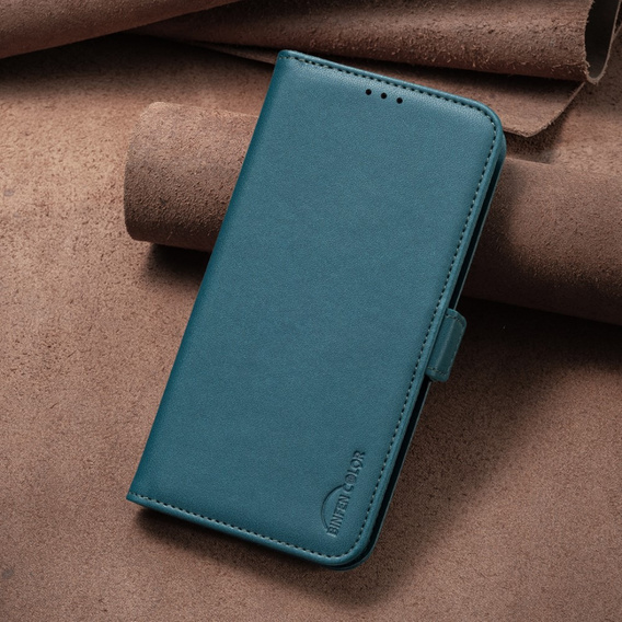 Pattintható tok a Xiaomi Redmi Note 13 5G, BINFEN Wallet, zöld