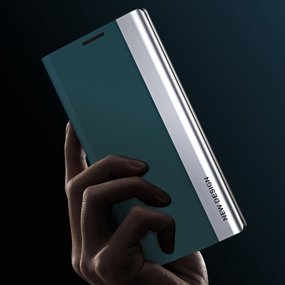 Pattintható tok a Samsung Galaxy S23 Plus, Side Magnetic, zöld