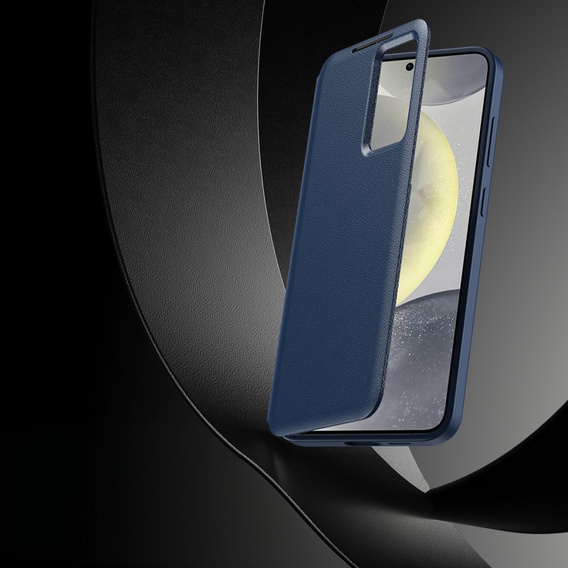 Flip tok Samsung Galaxy S24 FE, Smart View Wallet, sötétkék