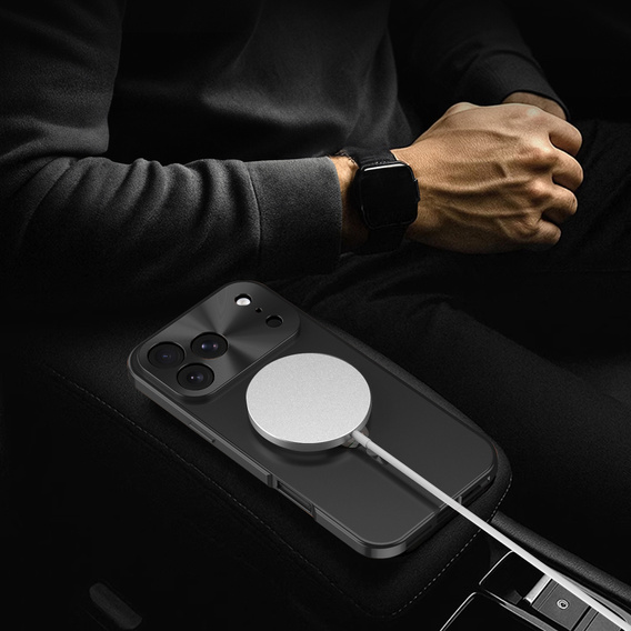 MagSafe-kompatibilis tok iPhone 17 Pro készülékhez, magánéletet védő üveggel