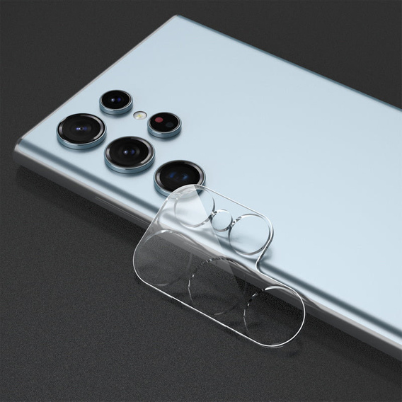 Edzett kameraüveg Samsung Galaxy S22 Ultra, kék