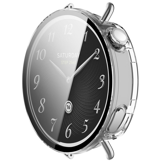 2 az 1-ben tok + edzett üveg a Xiaomi Watch S4 41 mm-es modellhez