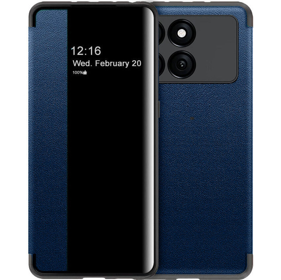 Pántos tok a Xiaomi Poco F6 Pro készülékhez, Side View, kék