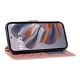 Flap tok Motorola Edge 50 Neo / Motorola ThinkPhone 25, Rhombus Crossbody Leather, rózsaszín rose gold