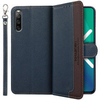 Pattintható tok a Sony Xperia 10 IV, KHAZNEH RFID Case, kék