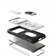 Telefontok a Samsung Galaxy S23, CamShield Slide, CamShield Slide, Fehér / fekete