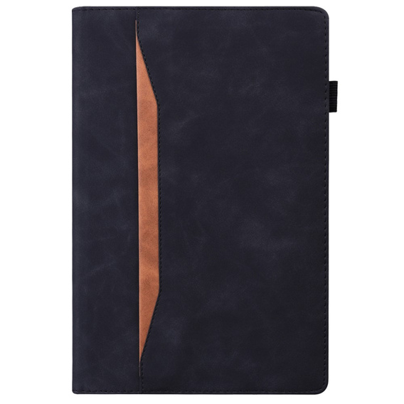 Tok Samsung Galaxy Tab S10 FE+ Plus, Classic, tolltartóval, fekete