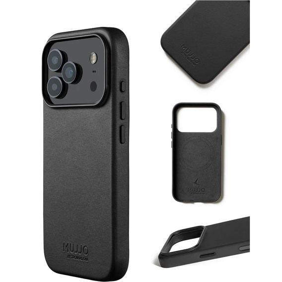 Mujjo MagSafe bőr tok iPhone 17 Pro Max készülékhez