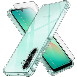 Tok a Samsung Galaxy A26, Erbord Dropproof, átlátszó + Glass