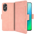 Pattintható tok a Oppo A78 4G, Card Slot, rózsaszín