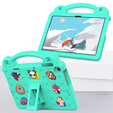 Gyermek tok Lenovo Tab M10 10.1 Gen 3 TB-328FU/TB-328XU, Cute Patterns, állvánnyal, zöld