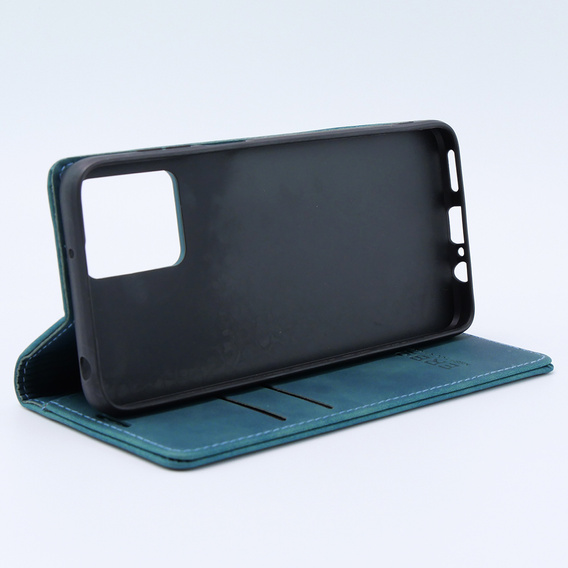 Telefontok a Motorola Moto G53, ERBORD Vintage, pénztárca patenttal, kék
