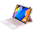 Touchpad Bluetooth billentyűzet tok Lenovo Idea Tab 11" 2025 TB336FU TB336ZU TB336ZU, rózsaszínű