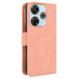 Pattintható tok a Xiaomi Redmi 13, Card Slot, rózsaszín