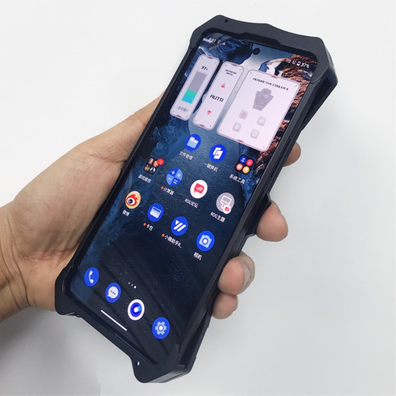 Páncélozott tok ASUS ROG Phone 8 Pro, Aluminum Alloy, fekete