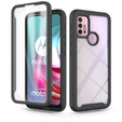 Tok Motorola Moto G10 / G20 / G30 készülékhez, Shockproof, fóliával, kék