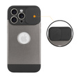 Telefontok a iPhone 15 Pro, ERBORD MagProtect Slide Camera, titánium szürke