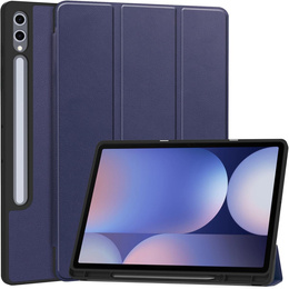 Tok Samsung Galaxy Tab S10 Ultra, Smartcase tolltartóval, sötétkék