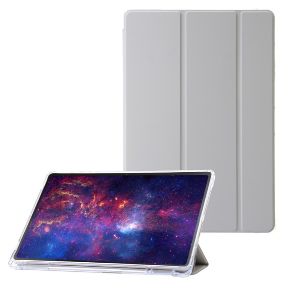 Tok Samsung Galaxy Tab S9 Ultra, Smartcase Hybrid, tolltartó résszel, szürke