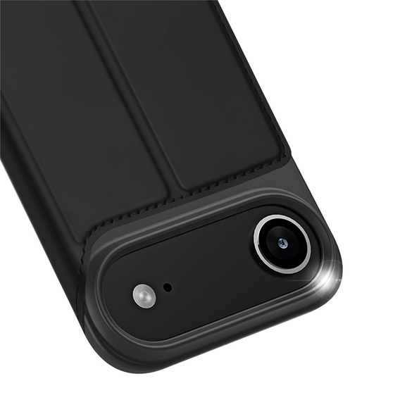 Dux Ducis tok iPhone Air, Skin Pro, pánttal, kártyafoglalattal, fekete