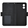 Pattintható tok a Oppo A58 4G, Card Slot, fekete