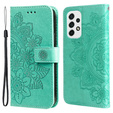 Pattintható tok a Samsung Galaxy A53 5G, Mandala Flower, zöld