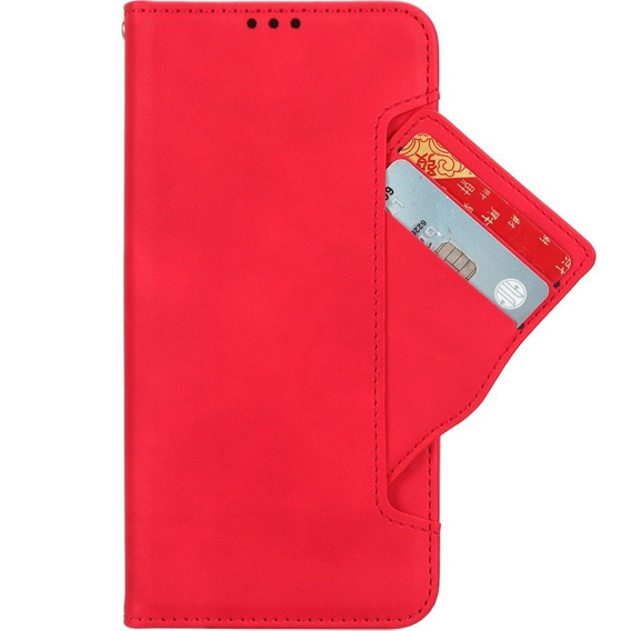 Pattintható tok a Honor 90 Lite 5G, Card Slot, piros
