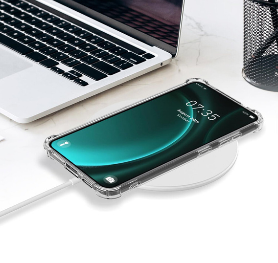 Telefontok a Samsung Galaxy S24+ Plus, Dropproof, átlátszó