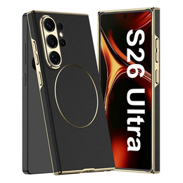 GKK Nickel Ring bőr mágneses tok Samsung Galaxy S26 Ultra készülékhez