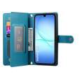 Wallet Zipper Pocket flip tok Samsung Galaxy A17 5G, Wallet Zipper Pocket, kék