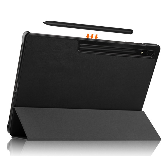 Tok Samsung Galaxy Tab S9 Ultra, Smartcase, fekete