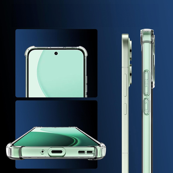Tok Oppo Reno 14, megerősített, kameravédelemmel, átlátszó