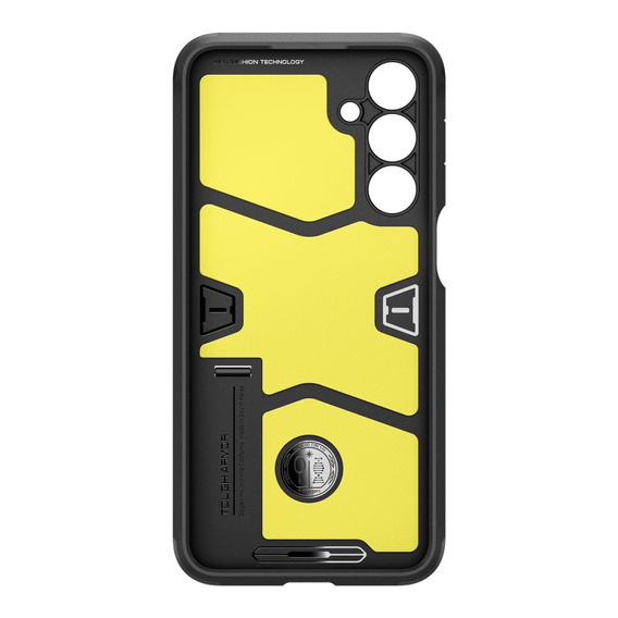 Spigen tok Samsung Galaxy A56 5G készülékhez, Tough Armor Mag Mag MagSafe, fekete + 9H edzett üveg