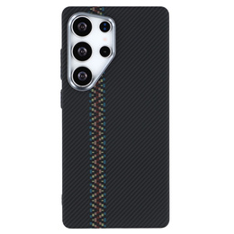 Tok Samsung S25 Ultra, Carbon Fiber MagSafe, fekete