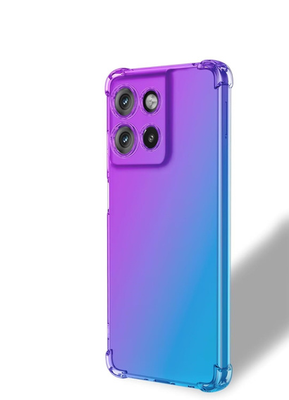 Tok Motorola Moto G15 / Motorola Moto G15 Power, Gradient Dropproof, Lila / kék