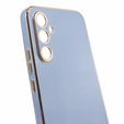 Tojás Samsung Galaxy A25 5G, Glamour CamShield, kék + 9H üveg