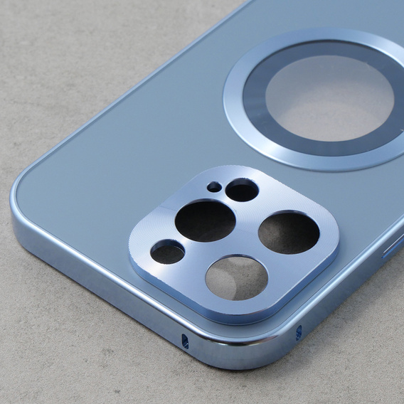 Telefontok a iPhone 13 Pro Max, Dual Glass, Magsafe-hoz, kék