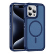 Tok kerettel iPhone 15 Pro Max készülékhez, MagSafe-hoz, kék