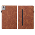 Tok Lenovo Tab M11, Classic, tolltartóval, barna