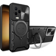 Páncélozott tok Infinix Note 12 2023, CamShield Slide, fekete